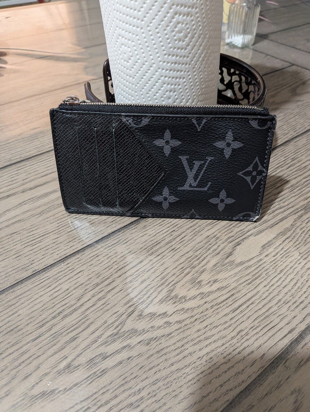 Louis Vuitton Black Monogram Card Holder Wallet - Picture 2 of 16